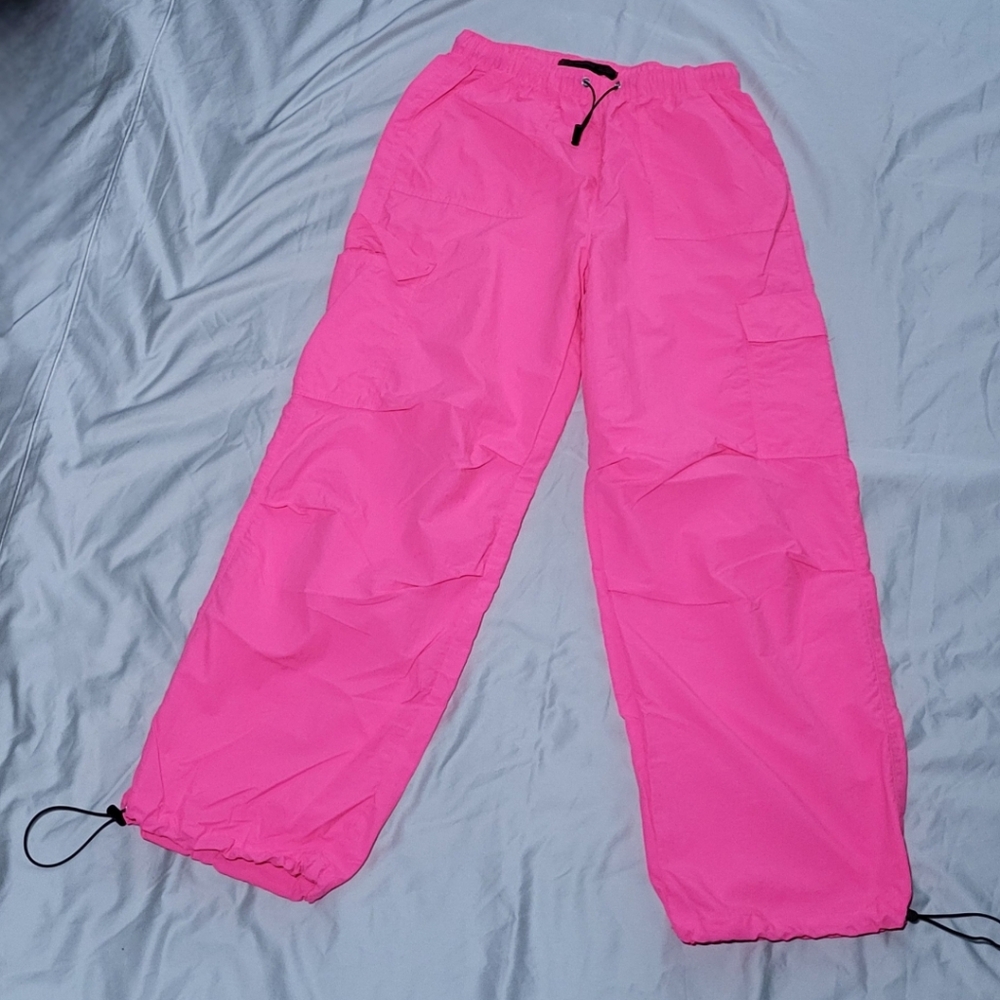 Hot Pink Cargo Pants